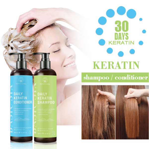 basic six keratin shampoo and conditioner sets