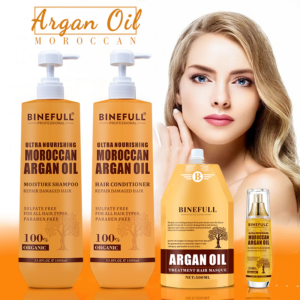 sulfuate free nourish moisture smoothing moroccan argan oil hair shampoo conditioner