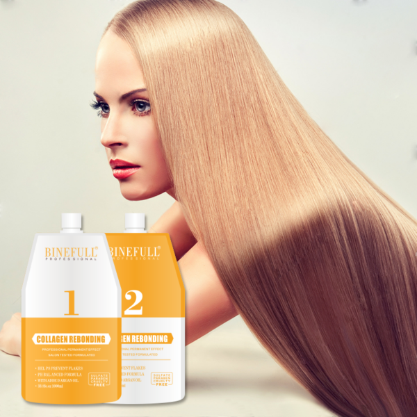 binefull , argan oil rebonding