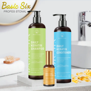 Binefull Private Label Sulfate Free moisturizing repair damaged collagen shea butter hair shampoo