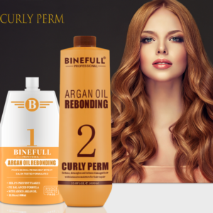 binefull argan oil curly perm